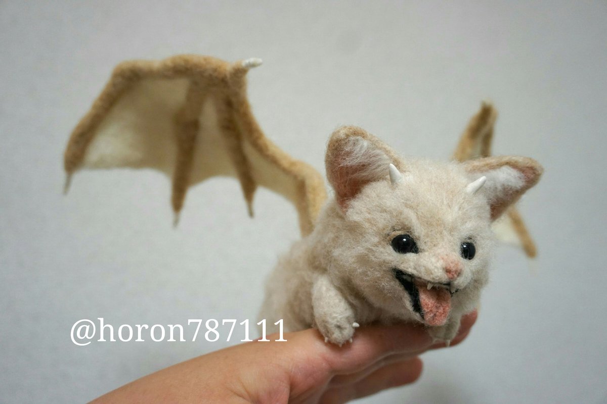 ひつじのはね Sur Twitter Horon リアルチュパカブラは作ったらちょっと違うジャンルになっちゃいますもんね 笑 私のは一応ワンコモデルですが ダンナには猫 と言われました 笑 次は何でしょう 楽しみです