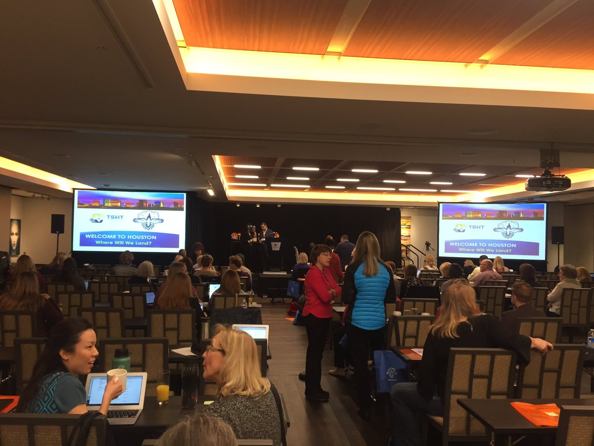 TXHandTherapy's tweet photo. GOOD MORNING, Houston!! Annual conference is about to get going. #TSHT2016 https://t.co/InYkvcRgfh