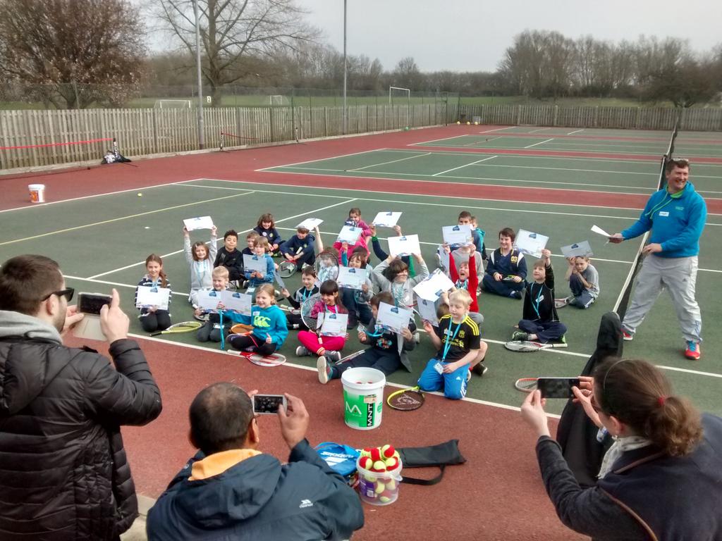 CompetitionPads's tweet photo. Certificate time to complete a great 1st #juniorteamchallenge here at Newport Pagnell TC with @Willard_Tennis https://t.co/bqmo3GdFA2