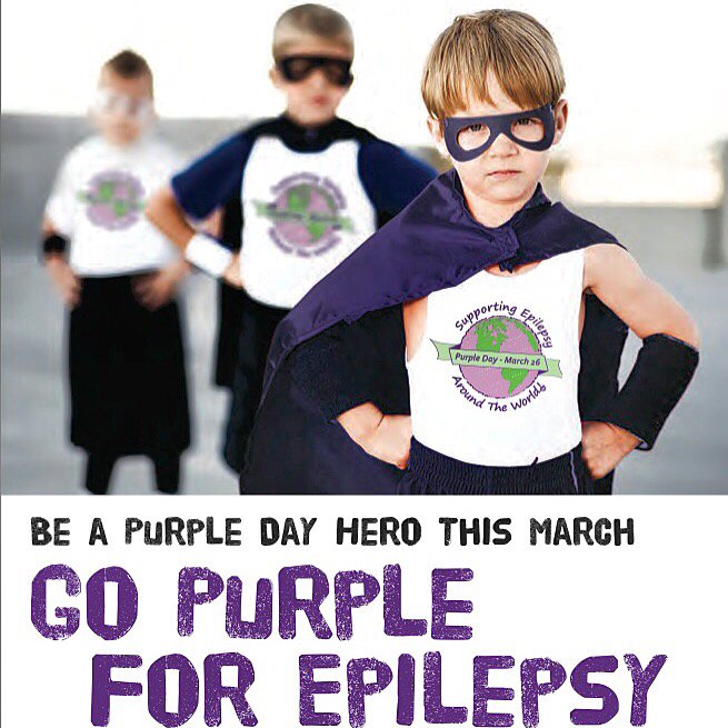EndureEpilepsy's tweet image. #PurpleDay 2 weeks from today! #epilepsy #awareness 💜 #brain #advocacy #community #support #health #strength #hope