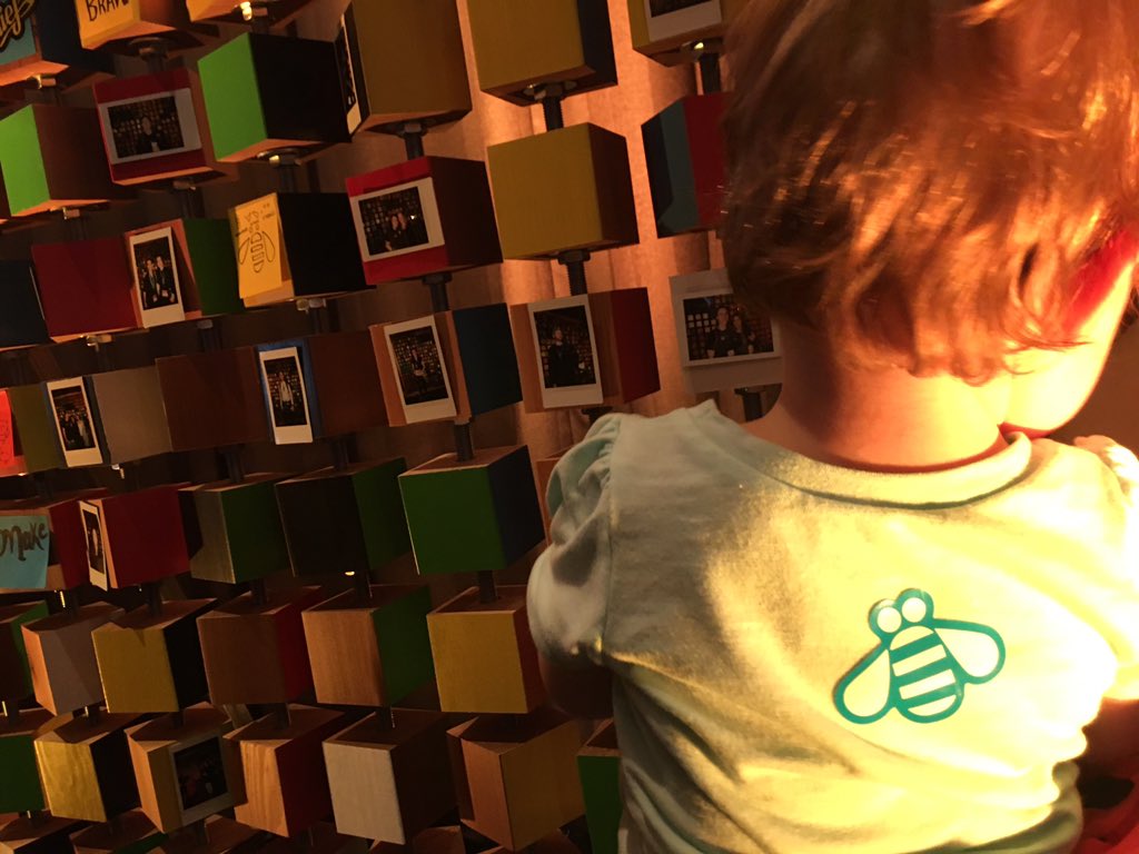 sibleyspeaks's tweet photo. A baby bee at the #IBMDesignHive Make Wall. Come play with us at #sxsw2017 @ibm @ibmdesign https://t.co/XAuI2sfsgq