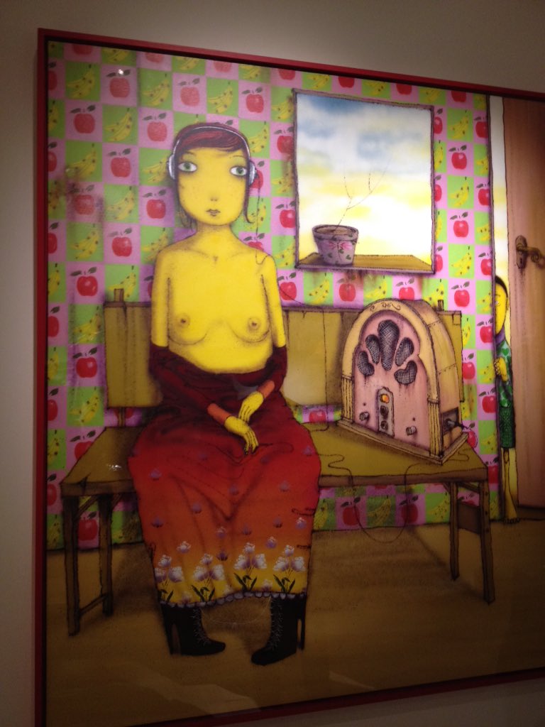 A bit odd to find <a href="/OsGemeos/">OsGemeos</a> <a href="/TEFAF/">TEFAF | The European Fine Art Foundation</a>. #art #streetart #TEFAF2016 #osgemeos