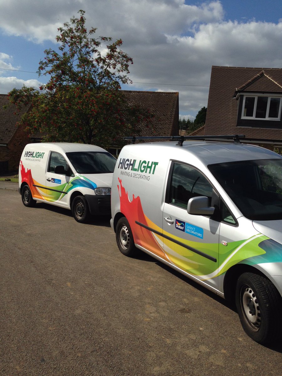 highlightpaint's tweet photo. The two vans side by side, clean for once. #clean #van #decorator #tradesman #saturdaycarwash https://t.co/tjGegGkbRG
