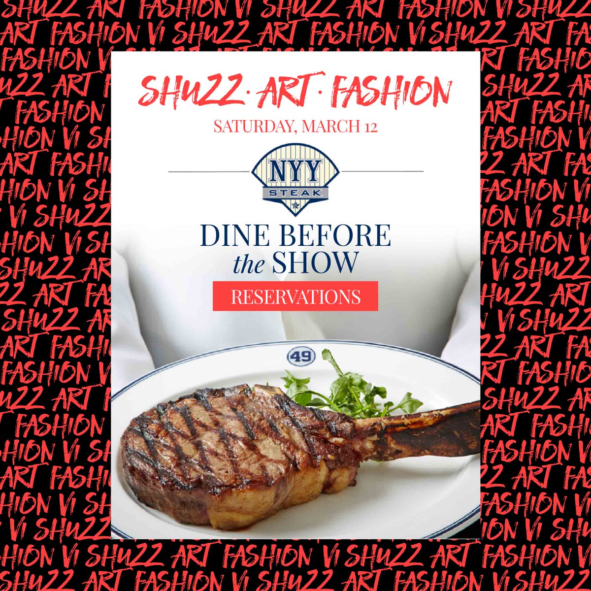 SHUZZORG's tweet photo. Don't forget to make your reservations! NYY Steak @SemCasinoCoCo is opening early, so you can dine before the show. https://t.co/WxTHddZRjH