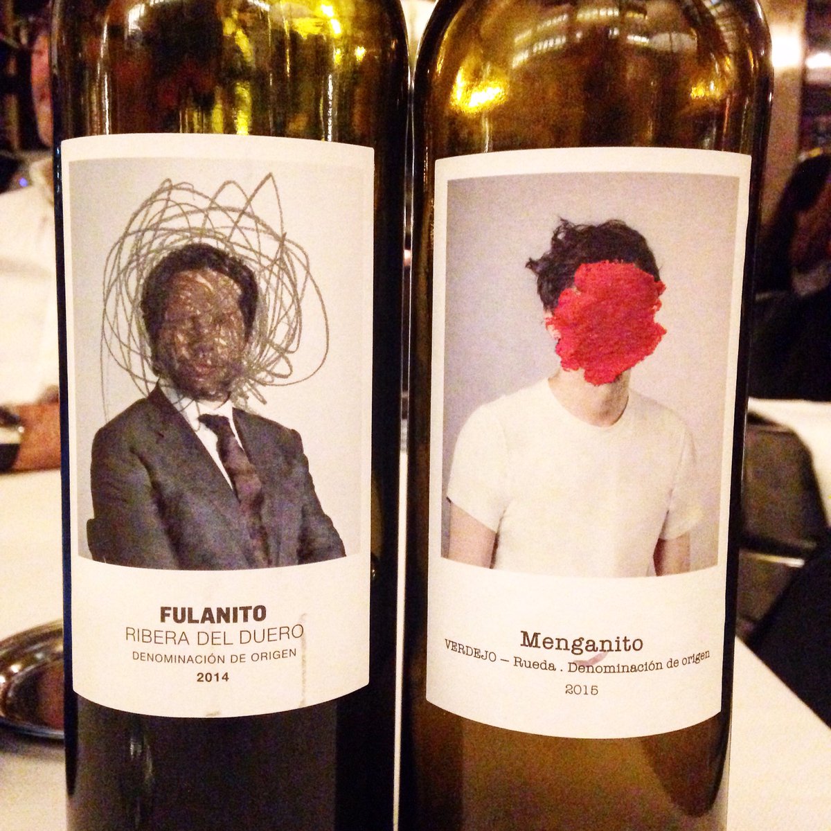 javiersmpr's tweet image. Me encantó #Fulanito y #Menganito #keepthingssimple @cuvee3000 Enhorabuena @joancuvee #vino #riberadelduero