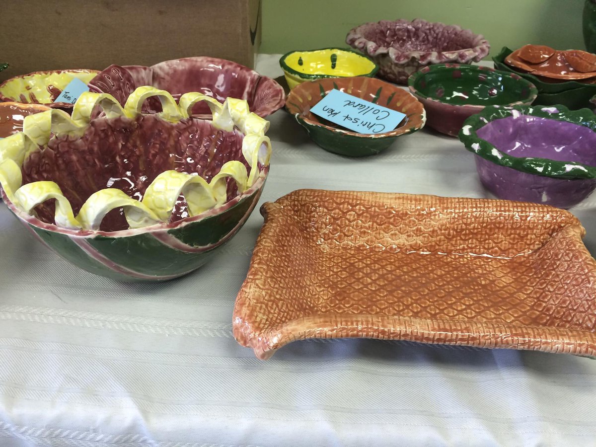 Warm Blessings 4 to 7 today for the Empty Bowls fundraiser. Admission is $15 and that includes dinner, dessert