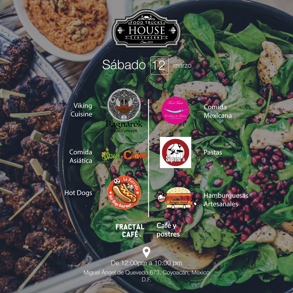 La mejor forma de disfrutar un sábado.

Recuerda de 12 a 10 p.m.