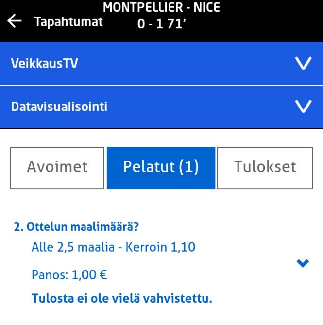 MrBetshit's tweet photo. LIVEMOUKARIA lisää! Hyvä tästä tulee!! #betshit https://t.co/8YroA4xaYy