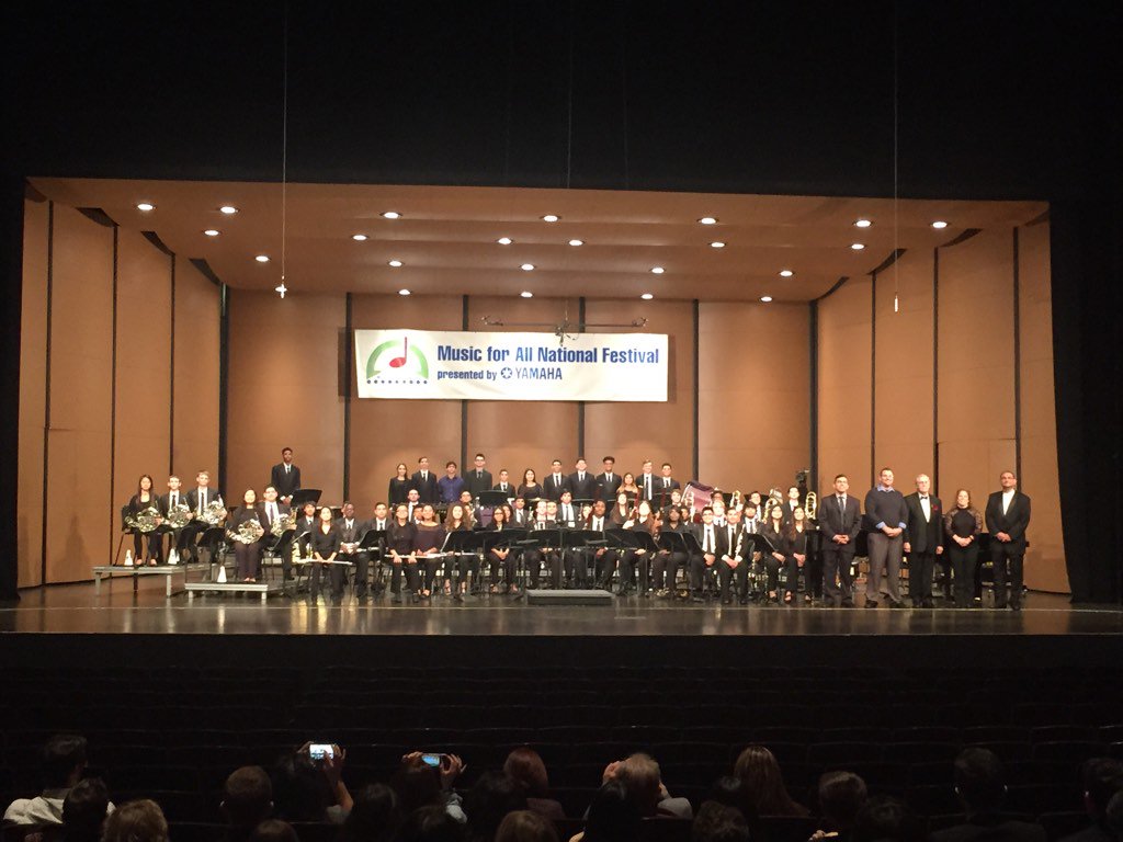 RBMSBand's tweet photo. Spring Band delivers a phenomenal performance at the Music for All National Festival in Indy!  #BelieveinSpring https://t.co/AysM67Q7Lq