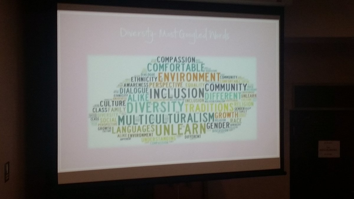 NODARegionVI's tweet photo. The most common words that come up when you Google "diversity" #EdSession #SROW2016 https://t.co/8IvSngUfgf