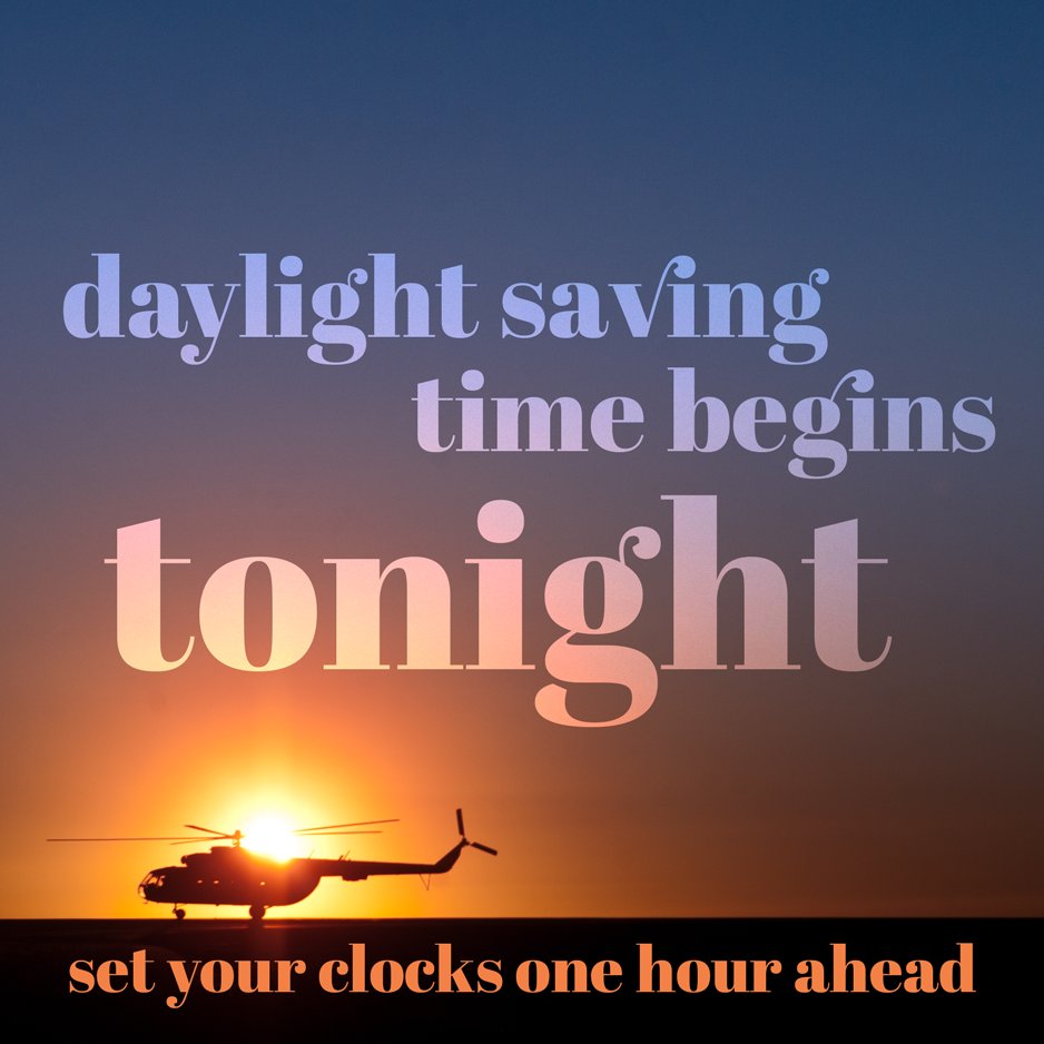 Veterans Health on Twitter "Time to lose an hour of sleep. Tonight at
