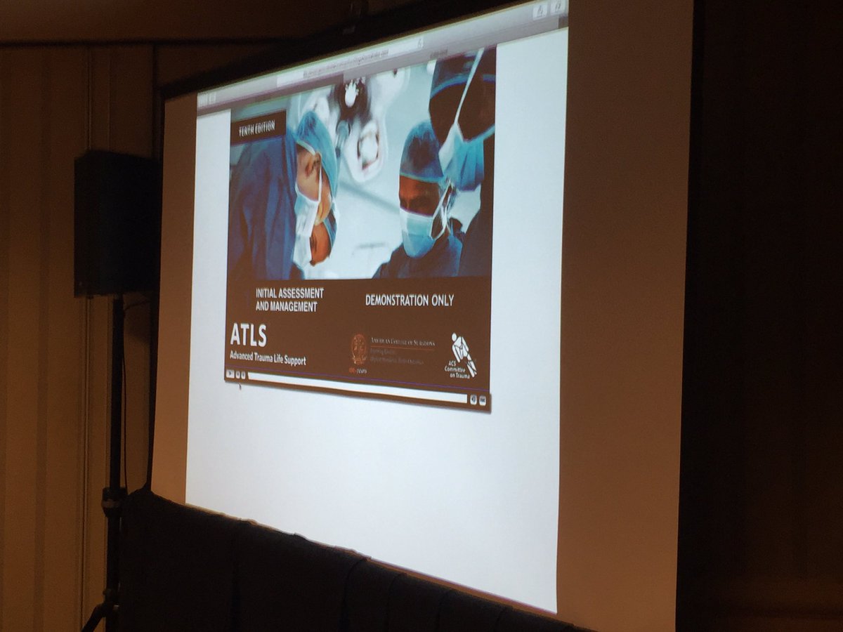 abuznadah's tweet photo. @ACSTrauma #mATLS mobile learning platform presentation & demo, ETA March 2017 #ATLSGlobal2016 https://t.co/gf4huVGiEv