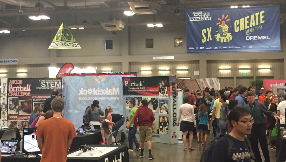 TheOfficialACM's tweet image. Taking in the inspiring projects, technologies, and people at #SXCreate. #ACMatSXSW16