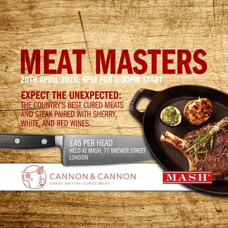 mashsteaklondon's tweet photo. What do you get if you mix MASH with @cannonandcannon? A top Wednesday, that's what. https://t.co/1WljNbXA3X https://t.co/5AxbvH2XQF