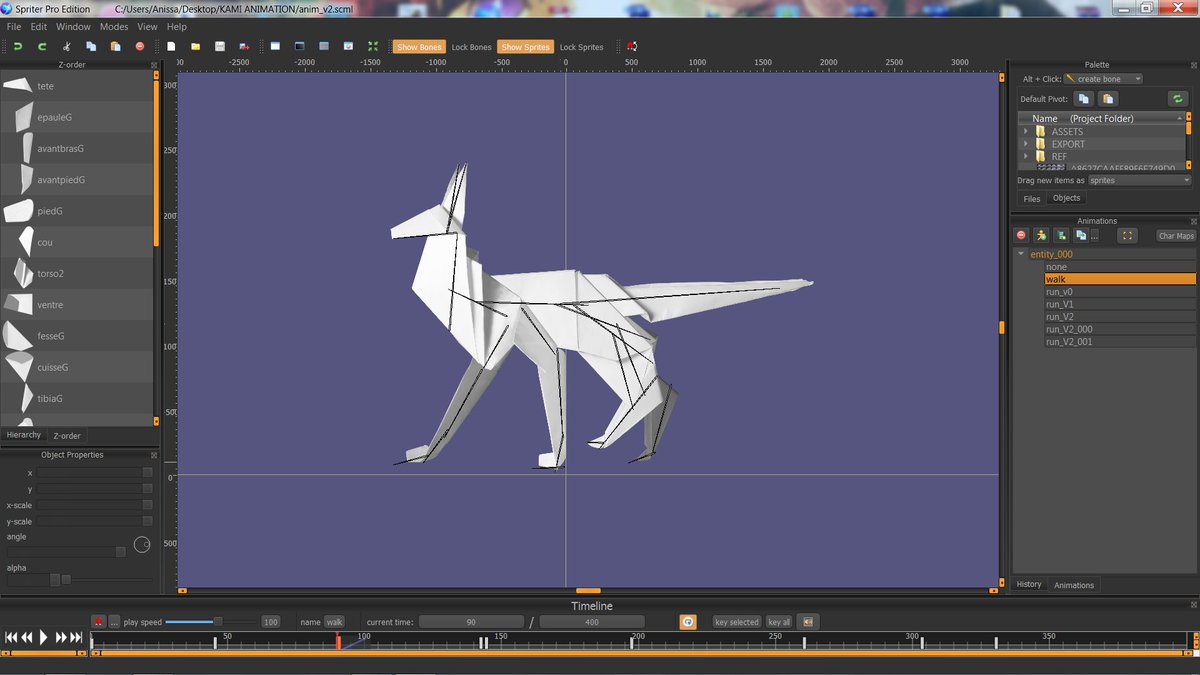 OriKamiGame's tweet image. #screenshotsaturday #spriterpro #realorigami We made our new Kami. Stay tuned : we have big news coming really soon.