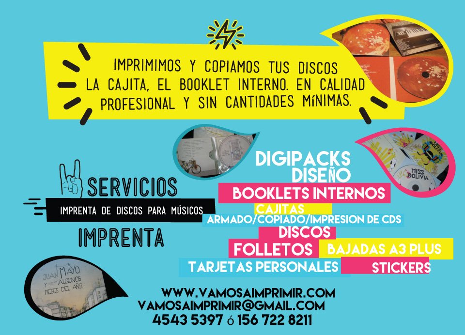 Somos una imprenta de discos para músicos.