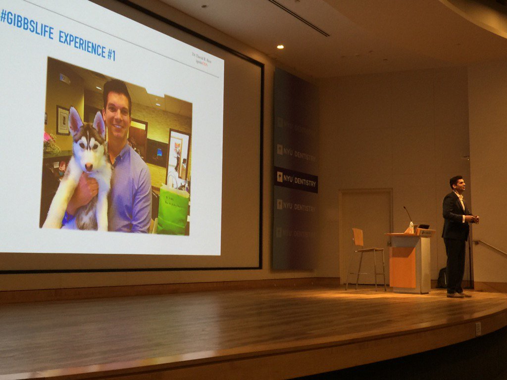 wafelwood's tweet photo. David Rice #igniteDDS #GNYAP #Straumann career day. It's all about communicating and knowing your patients. https://t.co/NTdr6cs4cL