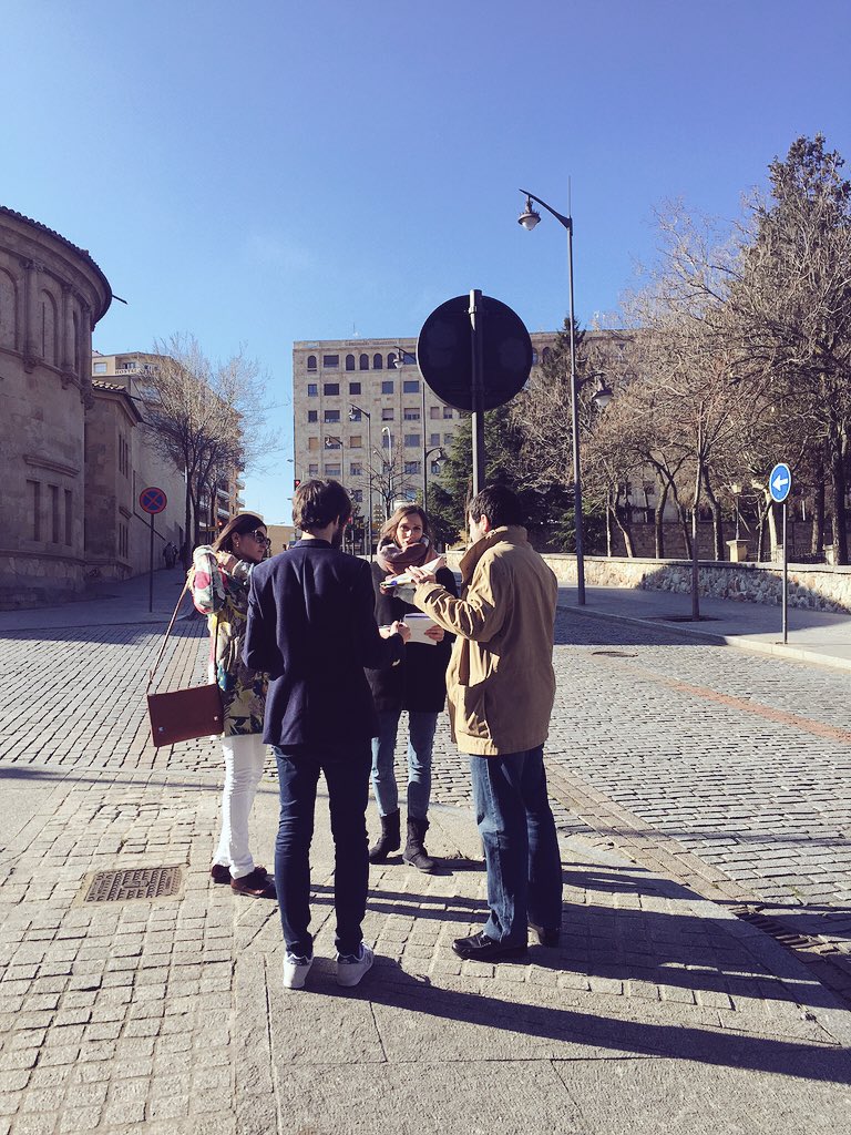maria_christina's tweet photo. Teams out validating their ideas at #SWSalamanca what a day to do so! https://t.co/68FblAII8T