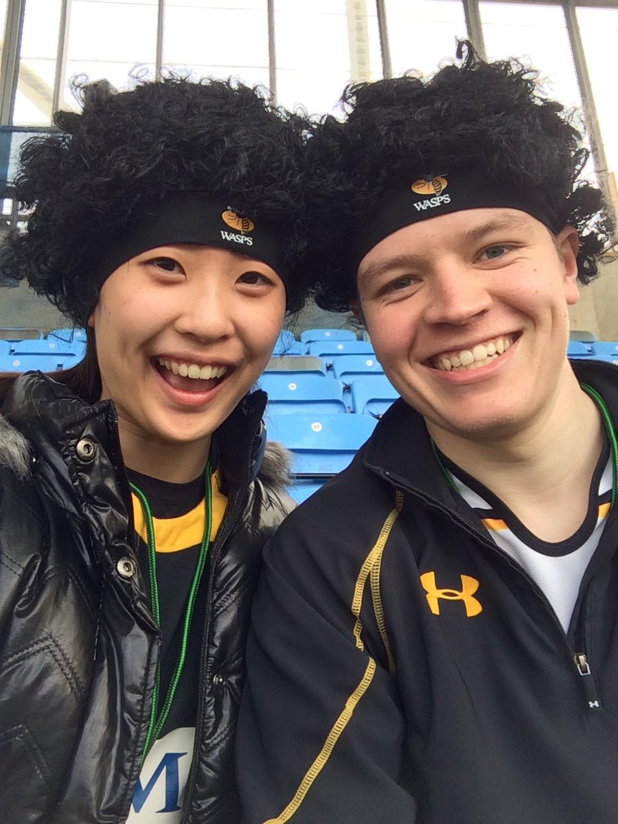 Love the #smashlee wigs! Great game today <a href="/WaspsRugby/">Wasps Rugby</a> and congrats on the 100th cap @ashj1605 :)