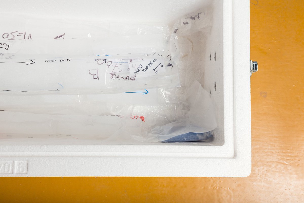 New units being tested at -30°C in EuroCold labs in Milan, side by side to 30,000-yrs-old ice cores from Antarctica