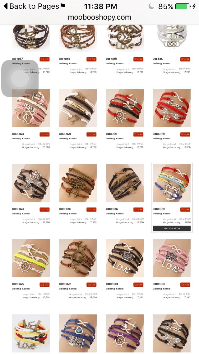 MooBooShop's tweet image. [PO] Gelang Multilayer harga dibawah 30rb cek 👉🏼 bit.ly/MBSGelangMulti… ada 64 produk ^^