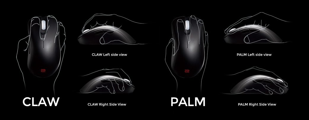 how to hold a mouse for gaming