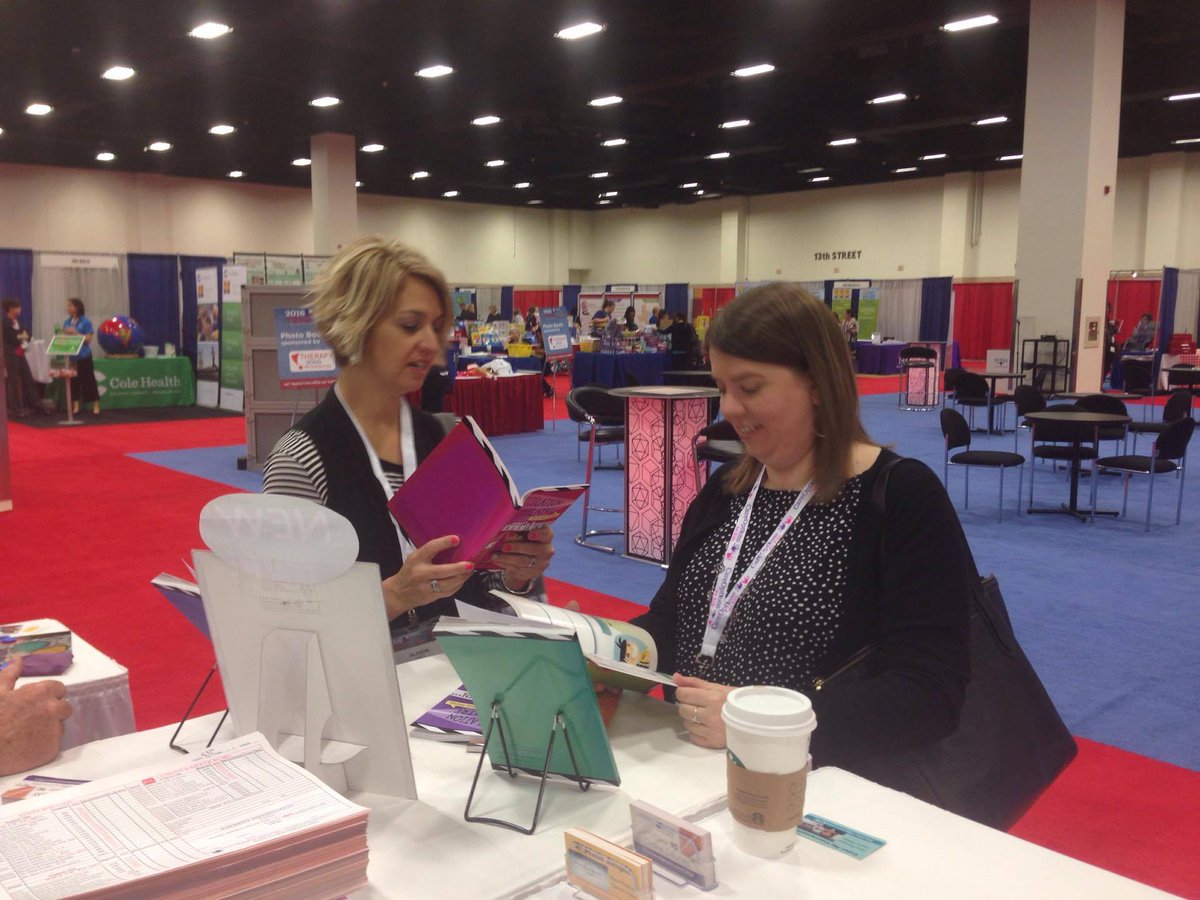 NorthernSpeech's tweet photo. Only 30 minutes left! Join in the fun at Booth 619 & come try out the Articulation Theatre Books. #TSHA16 #TSHA2016 https://t.co/Ny8c4rQDLj