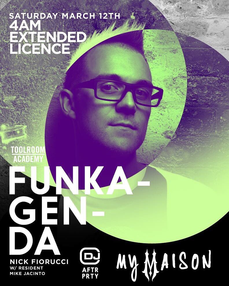 Sergio_Cult's tweet photo. My Maison presents @Funkagenda tonight at @Maison_Mercer. #CaptureGroup #Toronto https://t.co/16wL8TjZCk