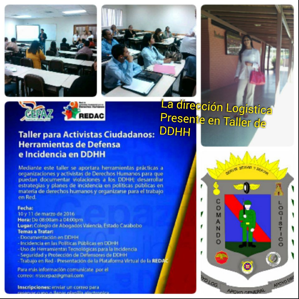 gaby_m41's tweet photo. #Dirlog presente en taller de DDHH. El Ejercito Siempre preocupado de preparar a sus profesionales. https://t.co/BYUBFuHDkn
