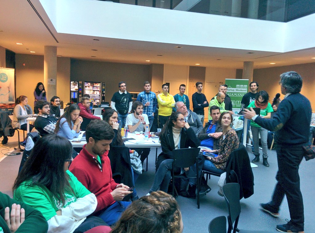 MatevzGantar's tweet photo. Que motivación en #SWSalamanca!! @Julio_Mediador @StartUpEU https://t.co/9RBgBsvHWT