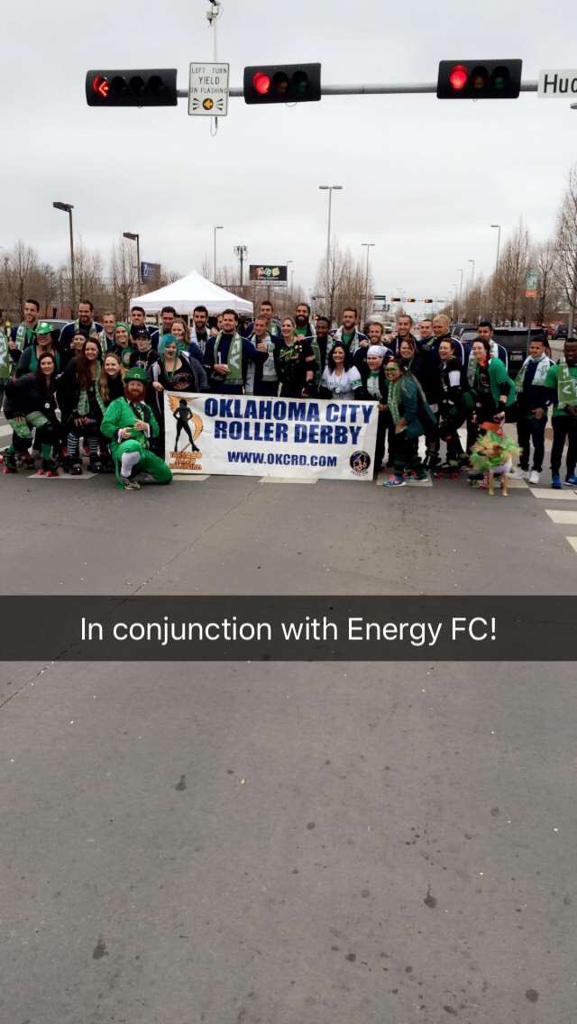 OKCforSoccer's tweet photo. It's not too late to come to Bricktown for the #ocityparade !! https://t.co/qA9Y7wpYe0