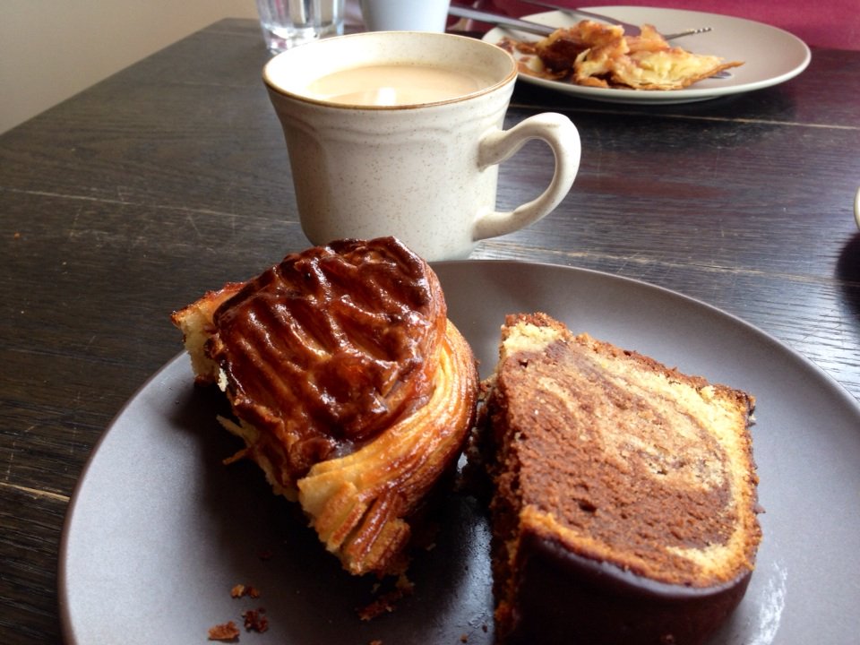 SchreiberPR's tweet image. A "sweet" breakfast at Cellar Door Provisions.