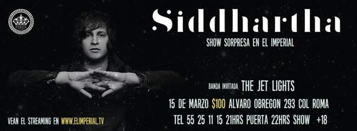 RevoltionHead's tweet photo. Después de una exitosa gira regresa @IamSiddhartha al @elimperialclub este 15 de marzo.
#coberturarevolution
¿vamos? https://t.co/kV9X902sa9