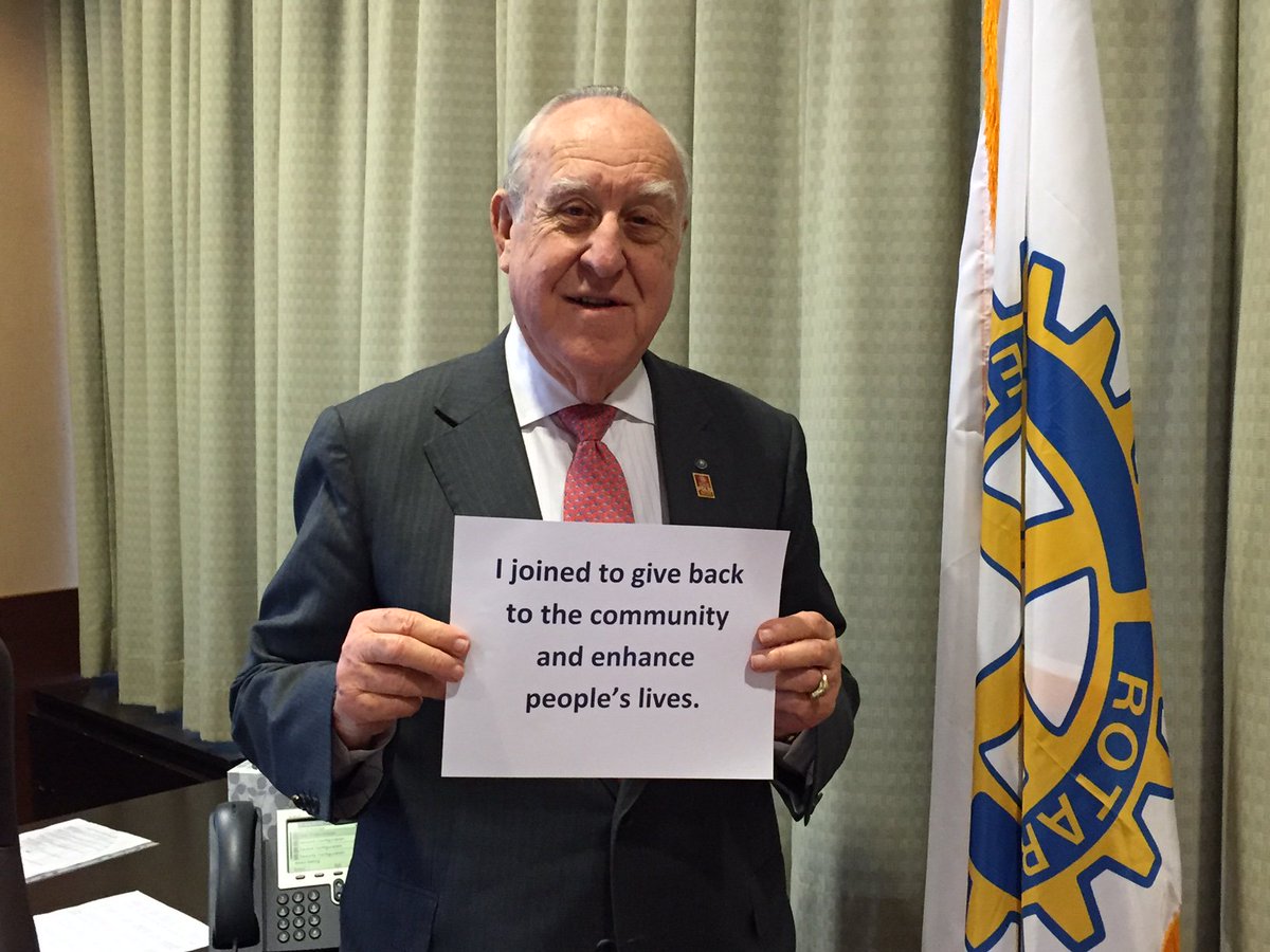 Rotary's tweet image. President-elect John Germ shares why he joined #Rotary. Add your #Rotarystory here: rotary.org/rotarystory