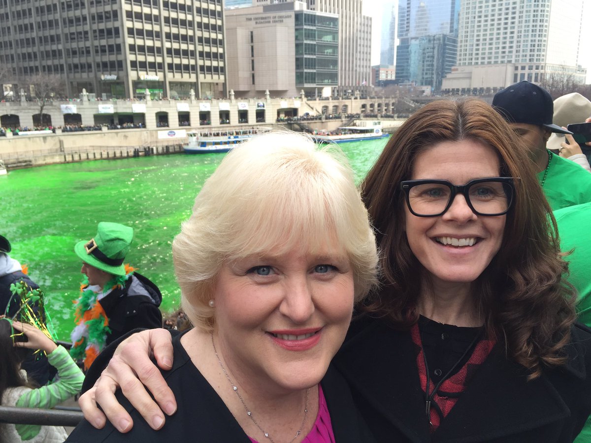 NotesOnNursing's tweet image. Erin go bragh from #hpm16 in #Chicago -- they dyed the river green!
