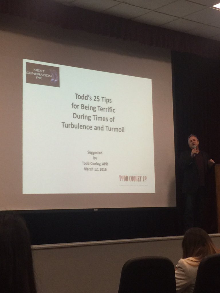 av_trester's tweet photo. Key note speaker at #nextgenPR #prssasacstate #sacstateswarmsPR https://t.co/8iAxsZddwq