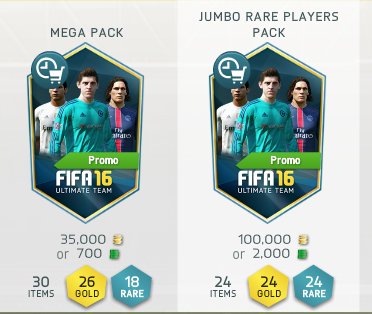 FollowFIFAsite's tweet photo. But this #TOTW? The one with Messi and Ronaldo? Oh, we've just got some fresh #100KPacks! https://t.co/gLfET1o2eZ