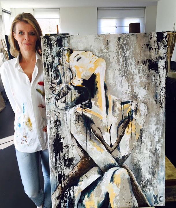 'Joy' 80 x 120. #theartoffemininity #Xc #XCaroline