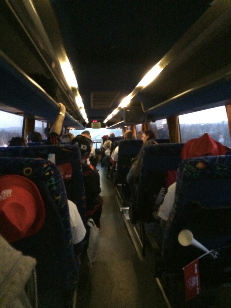 Schelle_BBC's tweet photo. Bus vol #SchelleBBC having fun on the fIrst Floor #whiteout #poag #cupfinal2016 https://t.co/6wOz5ET6rF