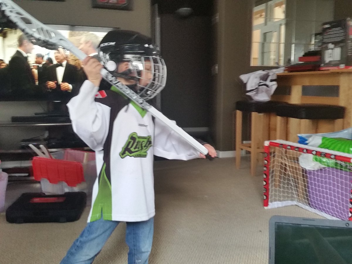 Our newest lacrosse player all signed up for the spring season! @saskrushlax <a href="/BermudaLacrosse/">Bermuda Lacrosse</a>