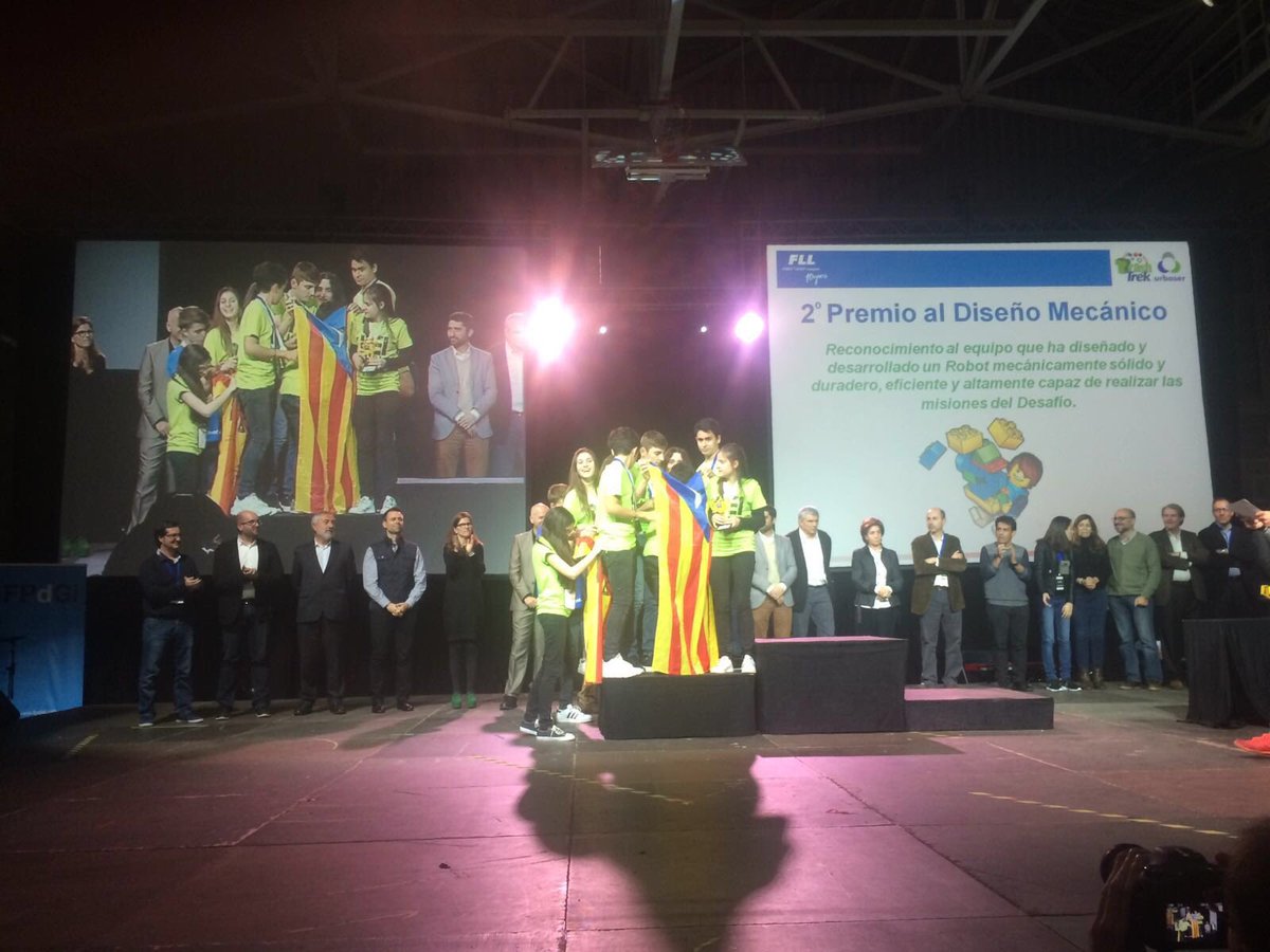 2º Premio al Diseño Mecánico: The Re-bbish (#FLLLleida). #FllGranFinal16