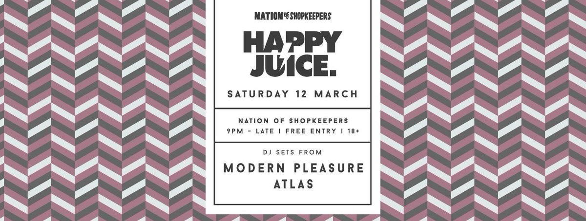 shopkeepers's tweet photo. #HappyJuice tonight w/ @atlsx + Modern Pleasure djing along side the HJ residents 🎛 #Leeds https://t.co/EFStzwFOvK