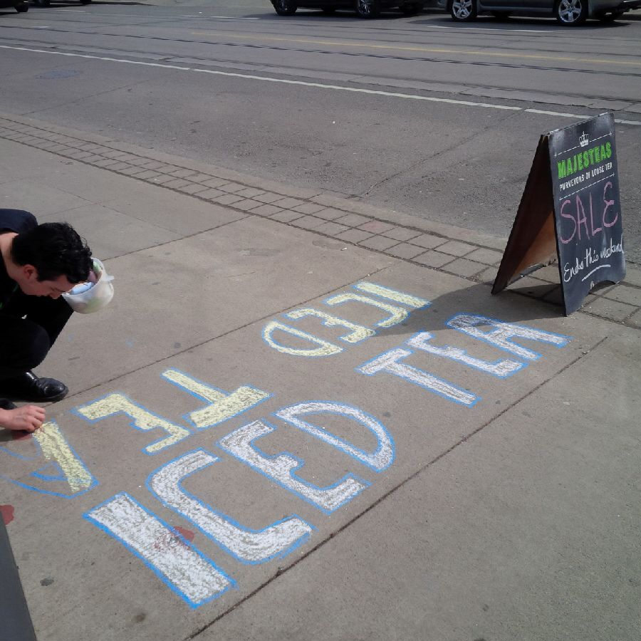 Majesteas's tweet photo. 1st day of #IcedTea! Our big sale ends this weekend so come in &amp; check the deals b4 they go! #Leslieville https://t.co/sAArO9nKsJ