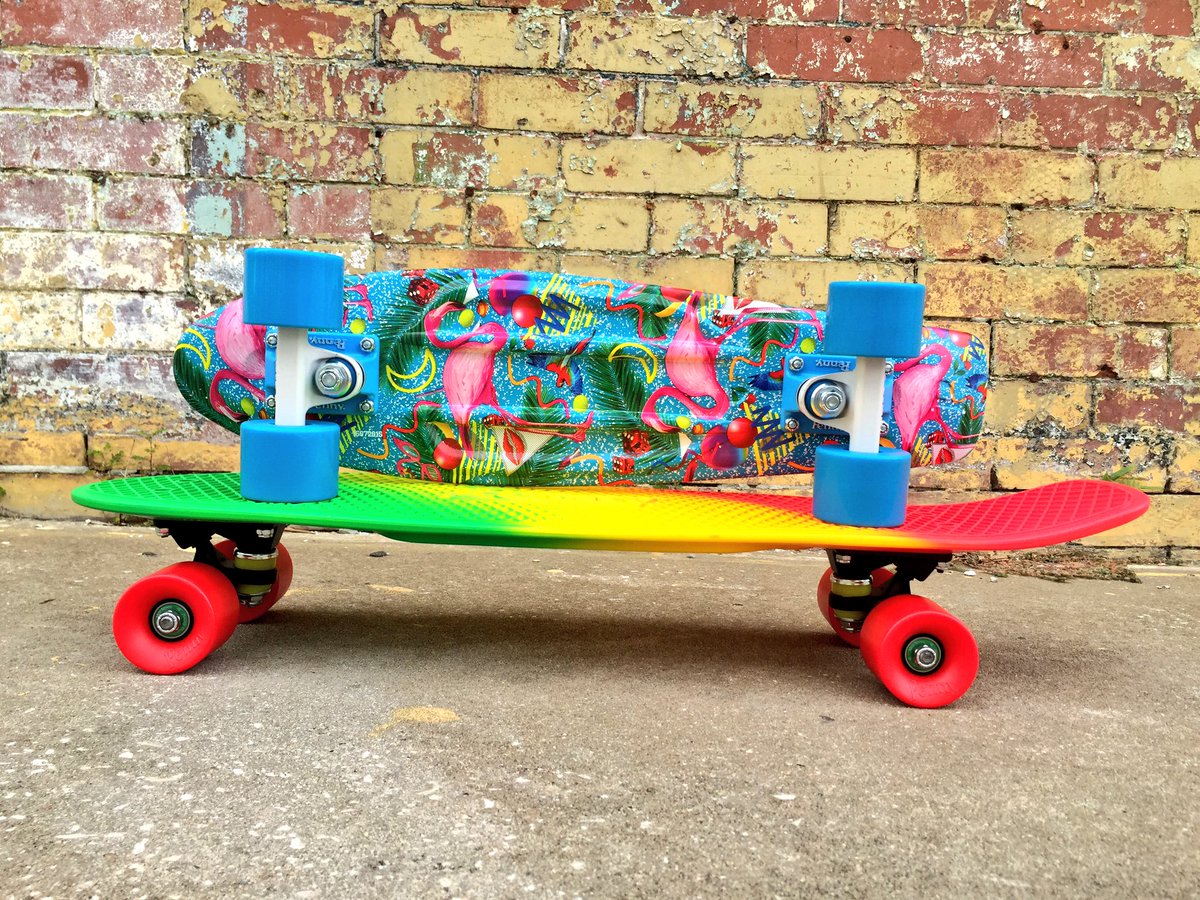 yarby's tweet photo. #Yarbenzo be cruising through @GasparillaMusic on these new #pennyboards, thanks to @pennyskateboard! https://t.co/Fp7iDfrori