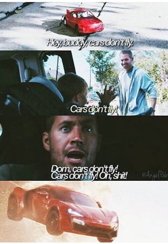 💙❤ Cars do fly 😂
