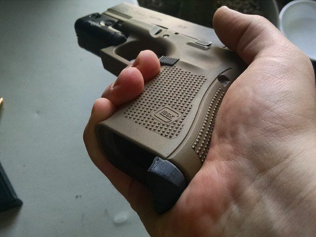 NFAGunBlog's tweet photo. 3d Printed Glock Grip Plug https://t.co/Pf3VfPkUtJ https://t.co/4mVe2mpzDN