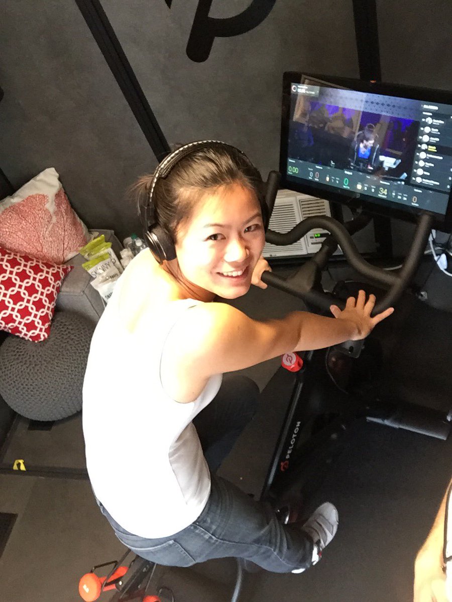 jennqchen's tweet photo. Day 2 morning ride. Out of breath but exhilarating! Love our clients @RidePeloton #ridepeloton https://t.co/laIMiUlM7B