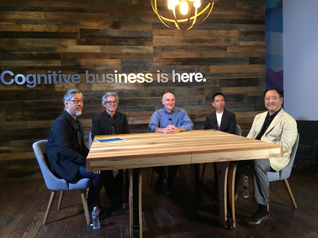 On design @ibm cognitive studio at #SXSW2016 with <a href="/coastw/">Jon Iwata</a> <a href="/philgilbertsr/">Phil Gilbert</a> <a href="/keithyamashita/">Keith Yamashita</a> <a href="/johnmaeda/">John Maeda</a> <a href="/eamesd/">eames demetrios</a>