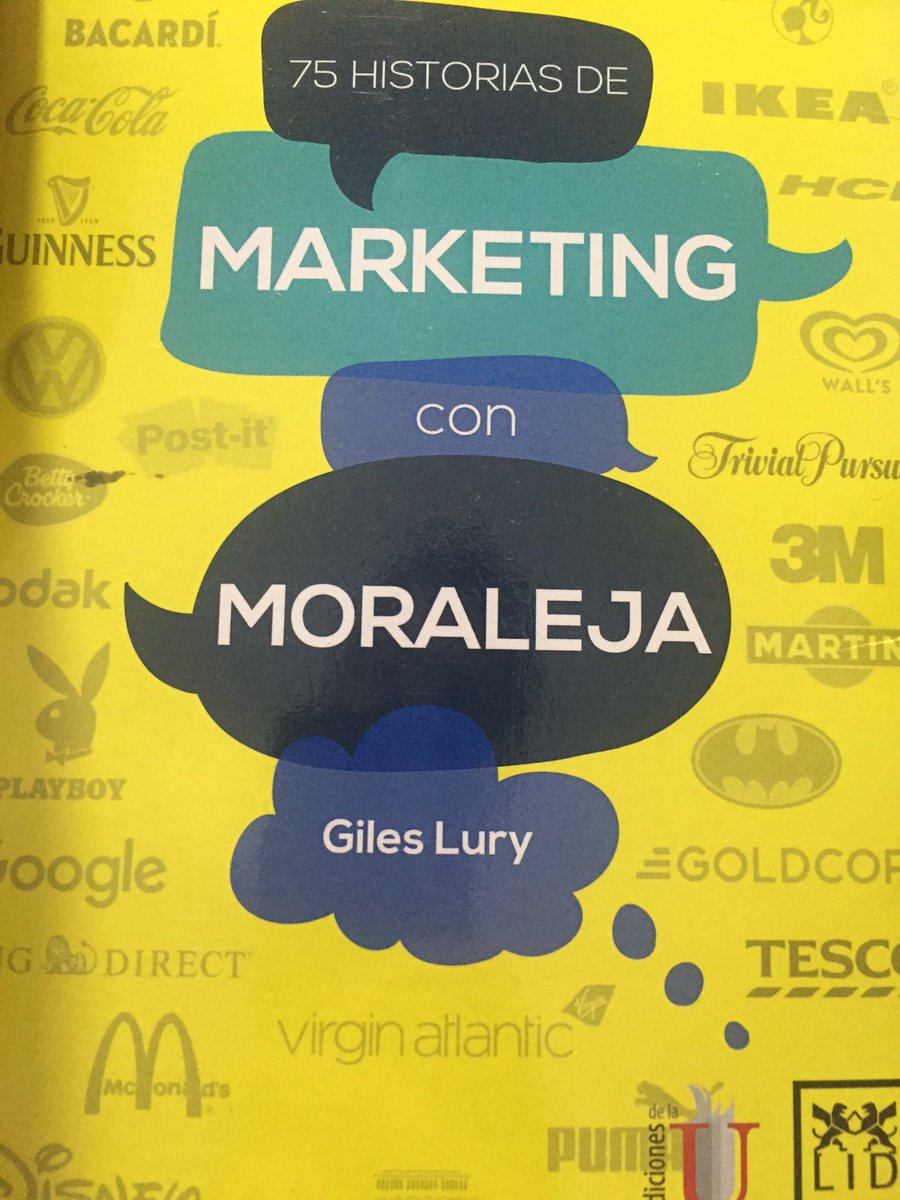 buzondeuri's tweet photo. 75 historias de marketing con moraleja. Giles Lury. LID Editorial Ediciones de la U Gracias a @cespiernavieja #Libto https://t.co/GUNN4HhVBB