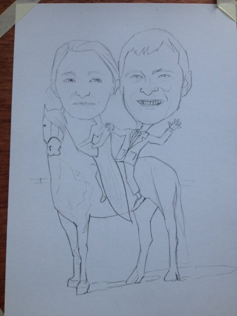 SayHelloPaper's tweet image. We provide a caricature service, excellent for wedding presents or invitations. #art #caricature #wedding #present